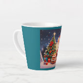 Kerstdag 10 latte mok (Linkerhoek)