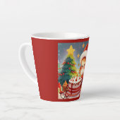 Kerstdag 1 latte mok (Linkerhoek)