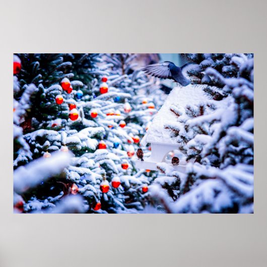 Kerstdag, charmant poster (Voorkant)