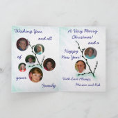 Kerstdag Feestdagen Kaart (Binnen)