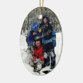 Kerstdag Foto Keepomwille Keramisch Ornament (Links)