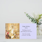 Kerstdag in de zusters feestdagenkaart (Staand voorkant)