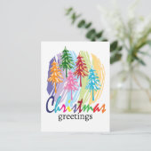 Kerstdag kaart (Staand voorkant)