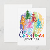 Kerstdag kaart (Voorkant / Achterkant)