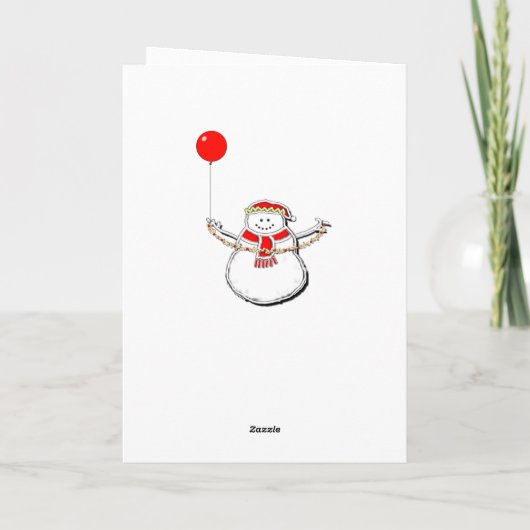 Kerstdag Kaart (Achterkant)