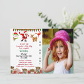 Kerstdag kerstdag kerstdag in Santa Helper Snowman Kaart (Staand voorkant)