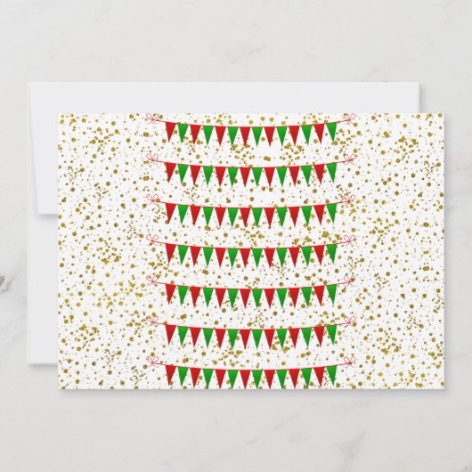 Kerstdag kerstdag kerstdag in Santa Helper Snowman Kaart (Achterkant)