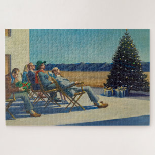 Kerstdag, Mensen in de Zon, Edward Hopper Legpuzzel