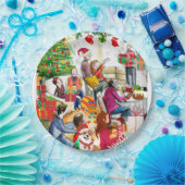 Kerstdag Papieren Bordje (Feest)