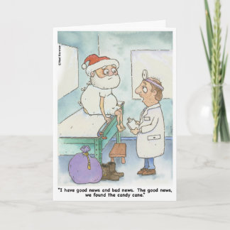 Kerstdag: Santa Check Up Kaart