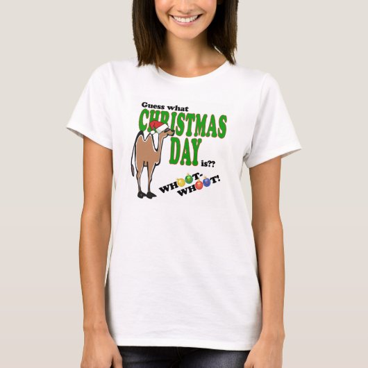 kerstdag t-shirt (Voorkant)