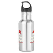 Kerstdag Waterfles (Achterkant)