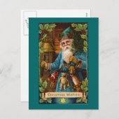 kerstdagen  feestdag feestdagenkaart (Voorkant / Achterkant)