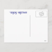 Kerstdagen Groeten Paarden Sneeuw Feestdagenkaart (Achterkant)