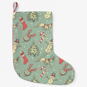 kerstdagen kleine kerstsok