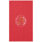 Kerstdagen Rood Tafelkleed (Voorkant)