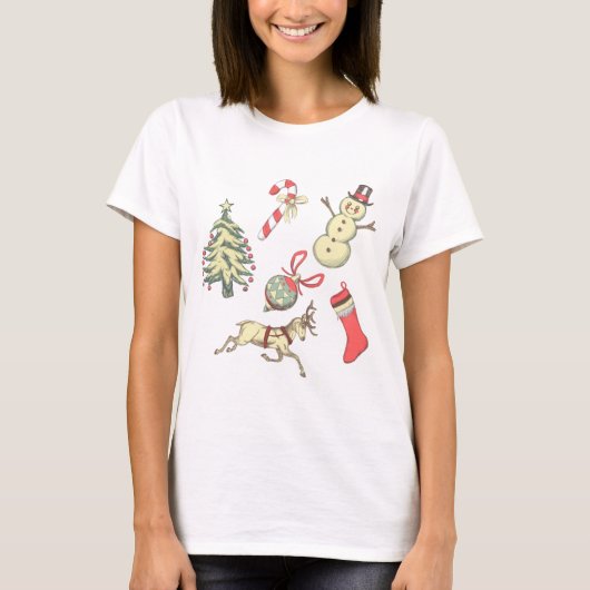 kerstdagen t-shirt (Voorkant)