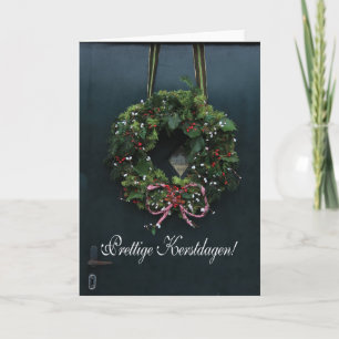 Kerstdagen van Fijne - Nederlandse Kerstmis Feestdagen Kaart