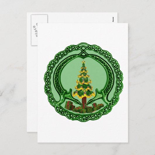 Kerstdagh Feestdagenkaart (Voorkant / Achterkant)