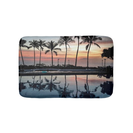 Kerstdagzonsondergang Badmat (Voorkant)