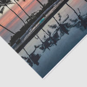 Kerstdagzonsondergang Tissuepapier (Detail)