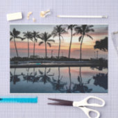 Kerstdagzonsondergang Tissuepapier (Craft)