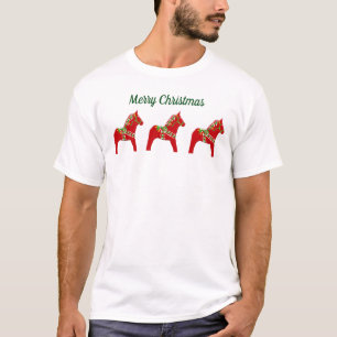 Kerstdala Horses T-Shirt