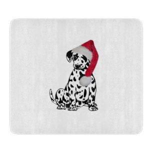 KerstDalmatiaans glas Snijplank