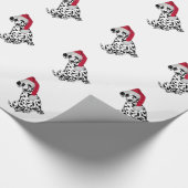 Kerstdalmatiër Cadeaupapier (Hoek)