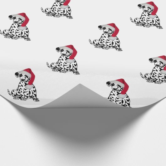 Kerstdalmatiër Cadeaupapier (Hoek)