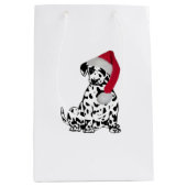 Kerstdalmatiër Medium Cadeauzakje (Voorkant)