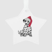 Kerstdalmatiër Ornament (voorkant)