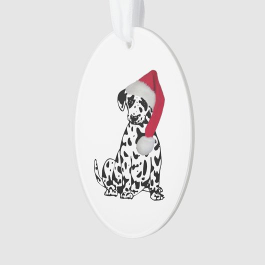 Kerstdalmatiër Ornament (voorkant)