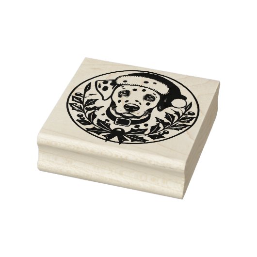 Kerstdalmatiër Rubberstempel (Stempel)