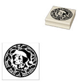 Kerstdalmatiër Rubberstempel (Gestempeld)