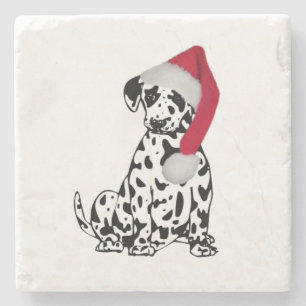 Kerstdalmatiër Stenen Onderzetter