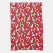 Kerstdalmatiër Theedoek (Verticaal)