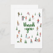 Kerstdank Bedankkaart (Voorkant / Achterkant)