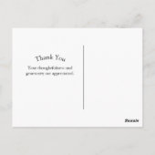 Kerstdank Briefkaart (Achterkant)