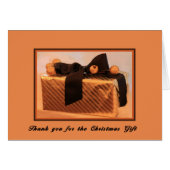 Kerstdank Hartelijk dank voor uw cadeaukaart (Voorkant Horizontaal)