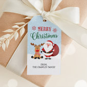 Kerstdank Labels, kerstcadeautjes Cadeaulabel
