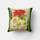 Kerstdansen Baby Angels Kussen (Achterkant)