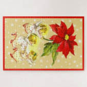 Kerstdansen Baby Angels Kussen Legpuzzel (Horizontaal)