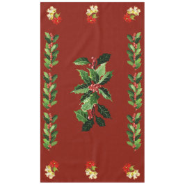 Kerstdansen Baby Angels op rood Tafelkleed