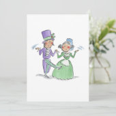 Kerstdansen Kaart (Staand voorkant)