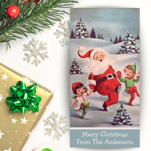  kerstdansen met Elves Custom Kerstmis Feestdagenkaart
