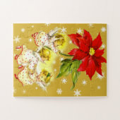 Kerstdansende Baby Angels Children's Puzzle Legpuzzel (Horizontaal)