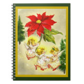 Kerstdansende Baby Angels Notitieboek (Voorkant)