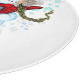 Kerstdansers snijplank (Hoek)