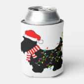 kerstdasje met licht blikjeskoeler (Blikje Voorkant)